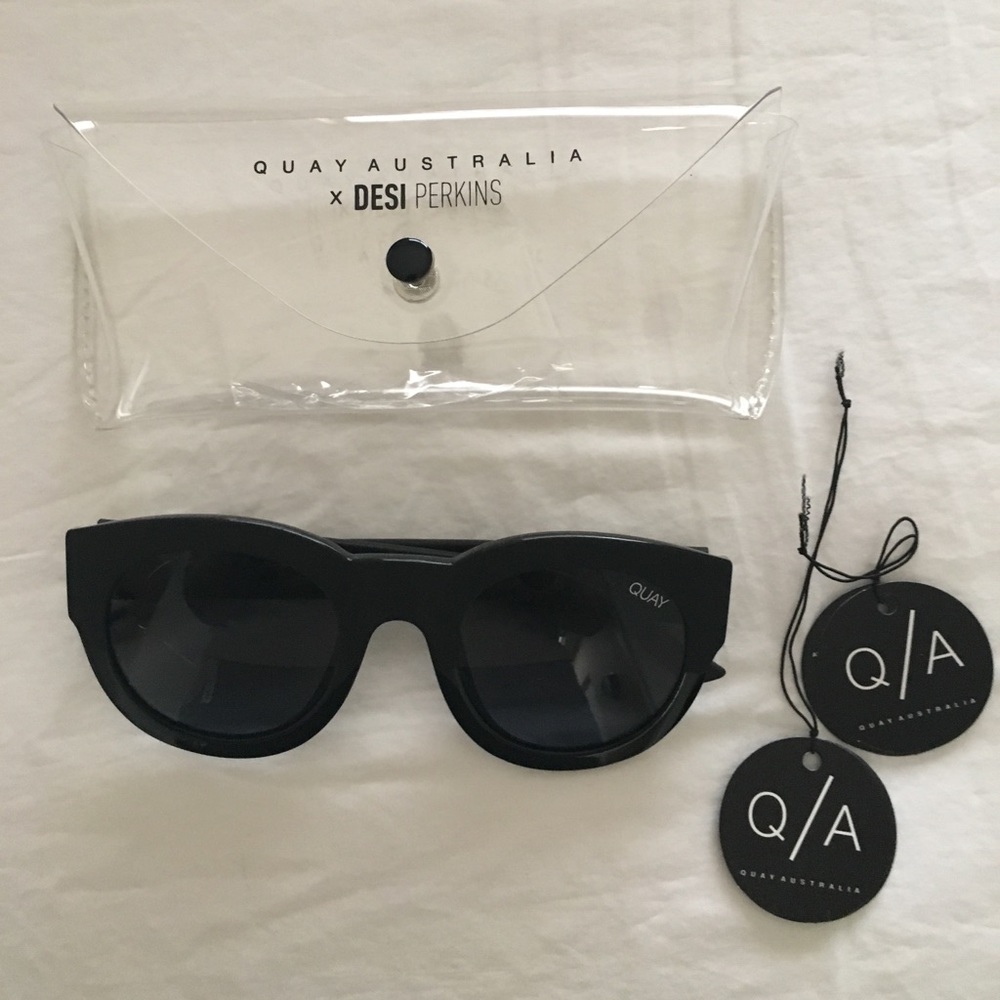 Brand New Quay If Only Round Sunglasses, 50 mm